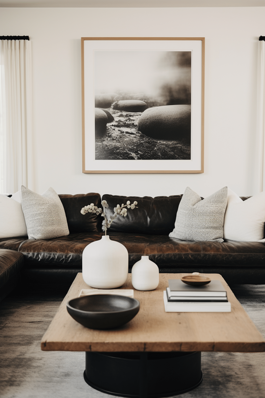 Black And White Decor Ideas For Living Room