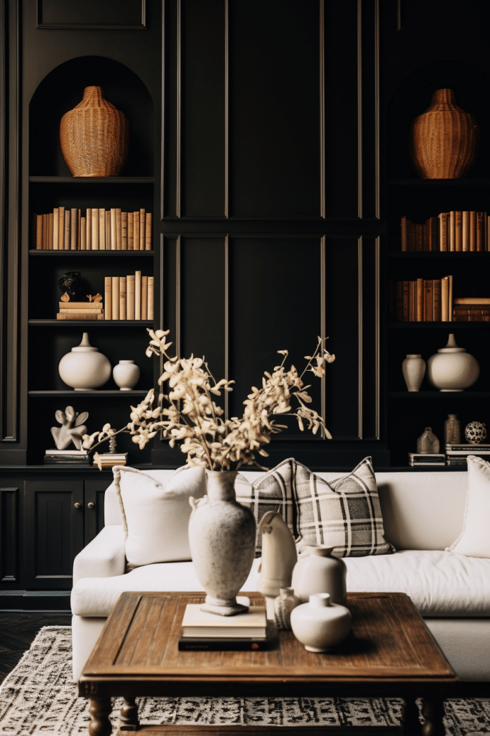 30+ Classy Black and White Living Room Decor Ideas