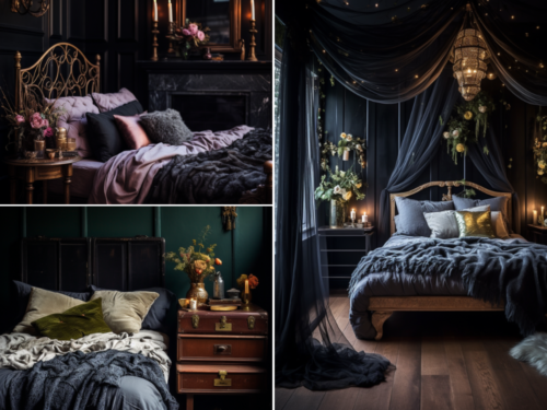 50+ Whimsy Goth Bedroom Ideas