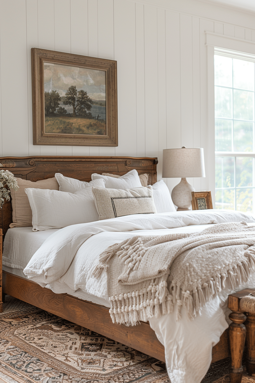 Vintage Farmhouse Bedroom Ideas