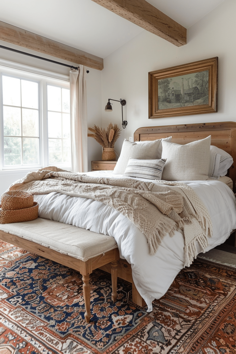 Vintage Farmhouse Bedroom Ideas