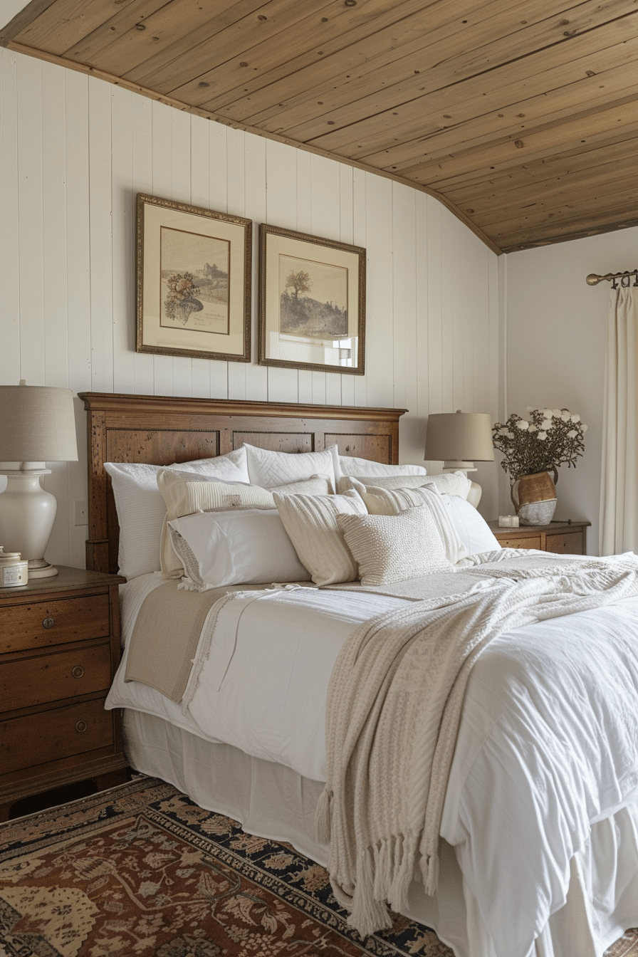 80+ Vintage Farmhouse Bedroom Ideas