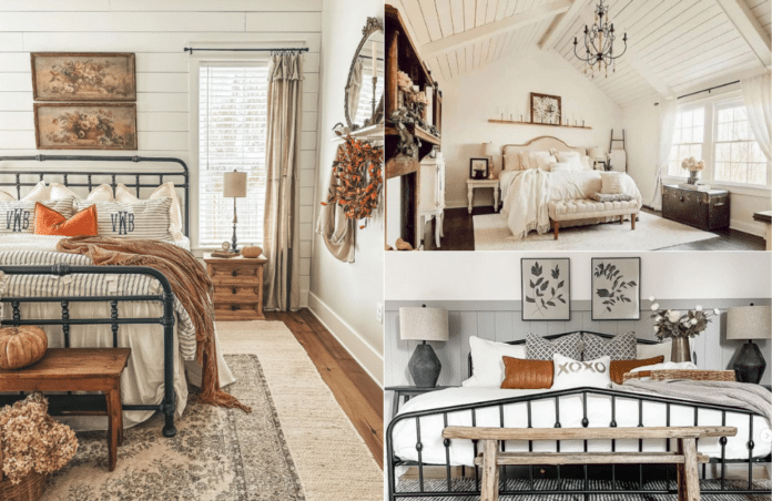 Vintage Farmhouse Bedroom Ideas