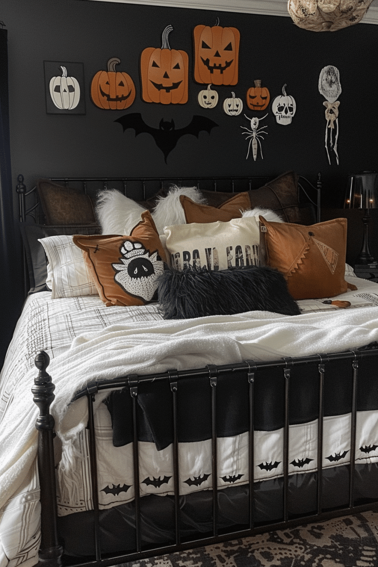 70+ Cozy Halloween Bedroom Ideas & Amazon Decor Picks