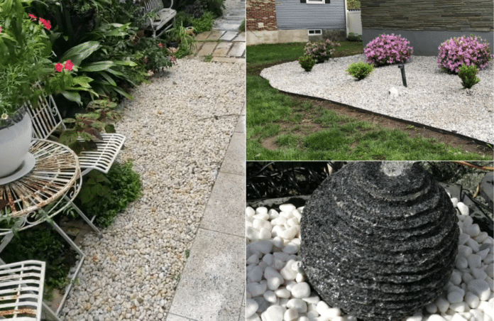 Elegant White Rock Landscaping Ideas