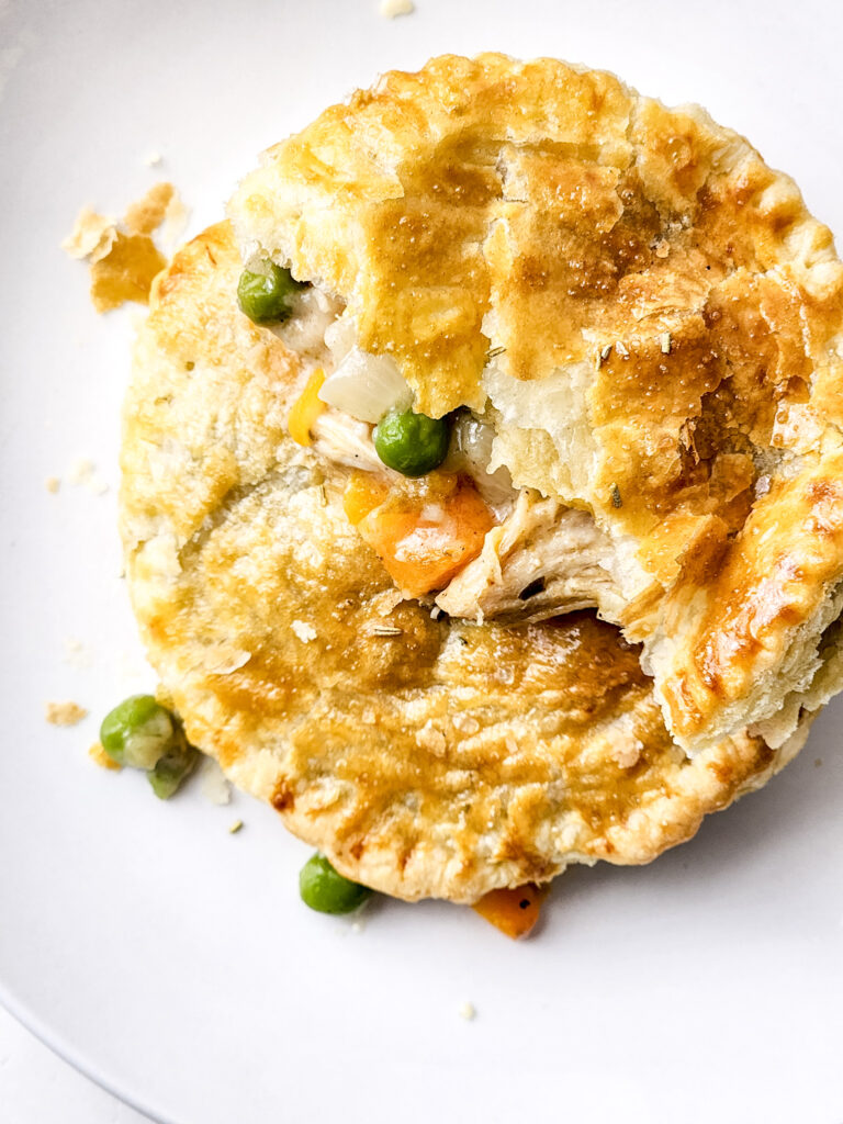 Chicken Pot Pie Puff Pastries