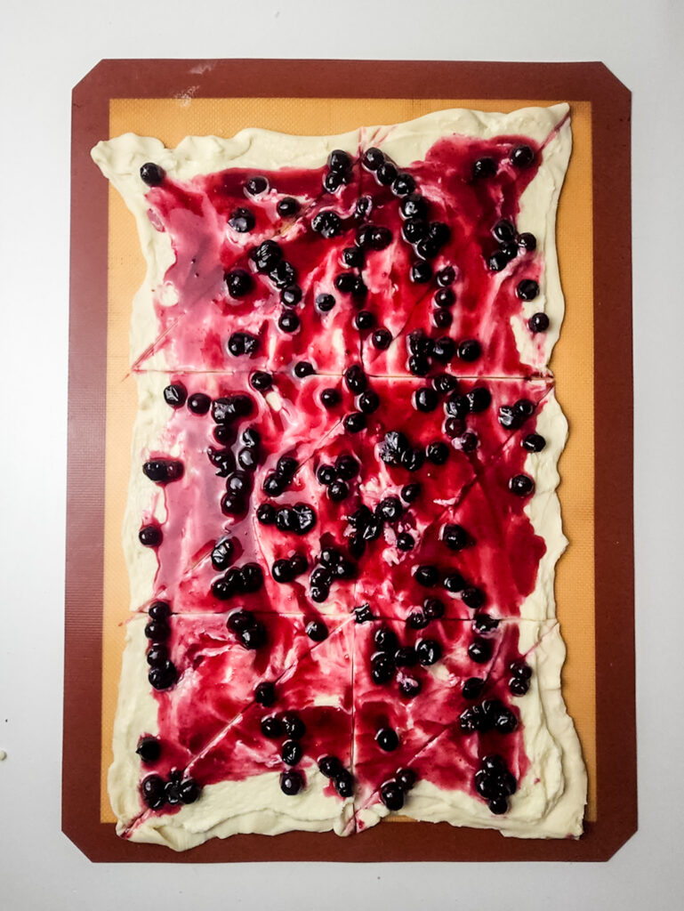 Blueberry Cream Cheese Pastry