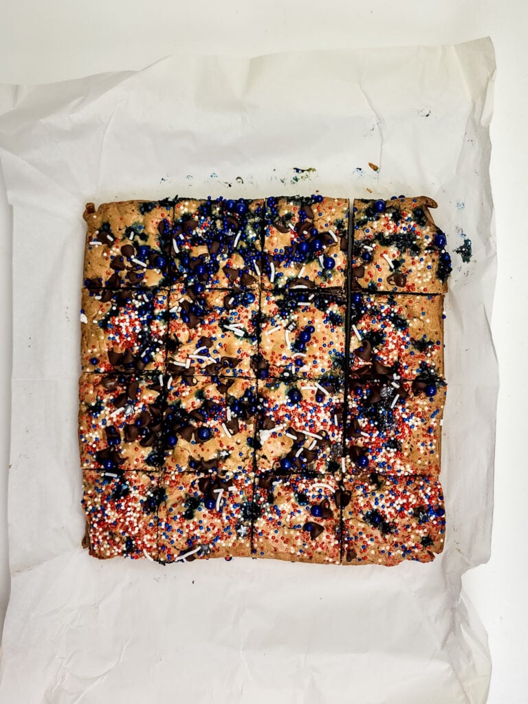 Fourth Of July Cookie Bars