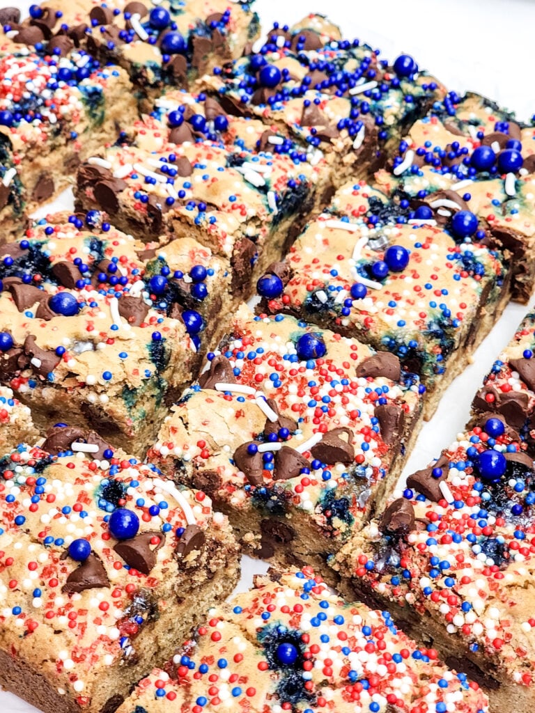 Fourth Of July Cookie Bars