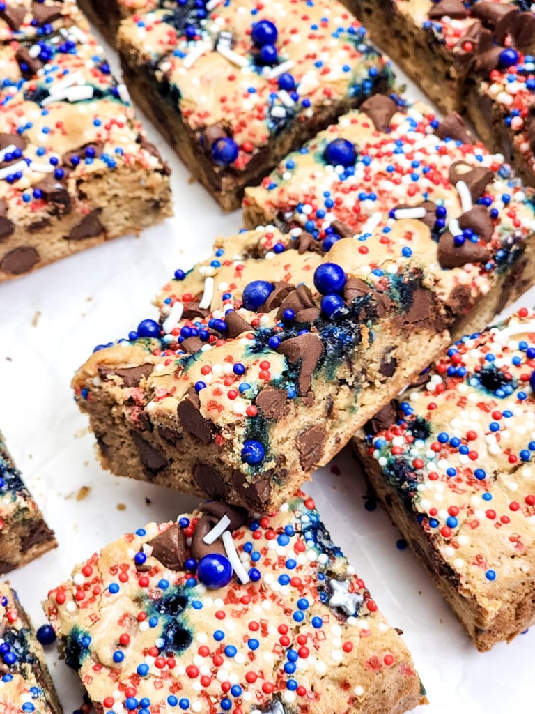Fourth Of July Cookie Bars