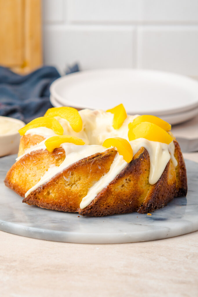 This peach pound cake is a decadent, buttery loaf packed with juicy peaches and a splash of schnapps, delivering the perfect balance of rich flavor and soft, moist crumb. Fresh or canned peaches work beautifully, making it a versatile treat for any season or occasion. Serve it up at summer gatherings, bring it to afternoon tea, or enjoy a slice as a sweet snack—this cake brings sunshine to your table with every bite.