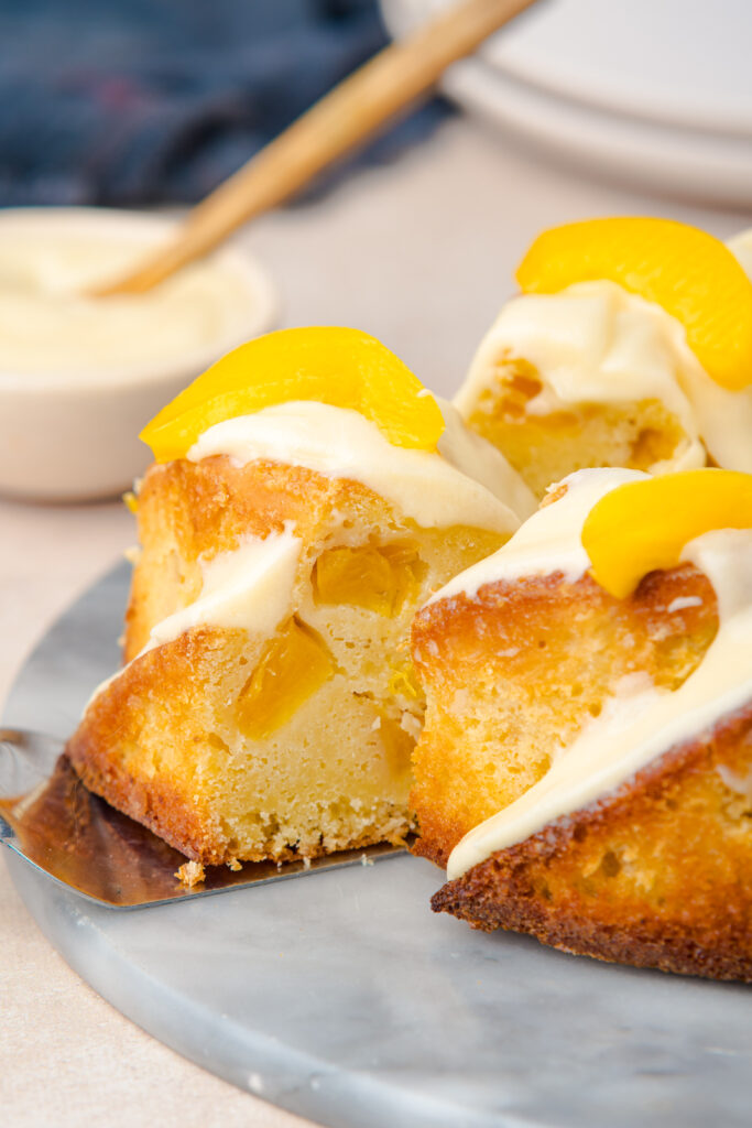 This peach pound cake is a decadent, buttery loaf packed with juicy peaches and a splash of schnapps, delivering the perfect balance of rich flavor and soft, moist crumb. Fresh or canned peaches work beautifully, making it a versatile treat for any season or occasion. Serve it up at summer gatherings, bring it to afternoon tea, or enjoy a slice as a sweet snack—this cake brings sunshine to your table with every bite.