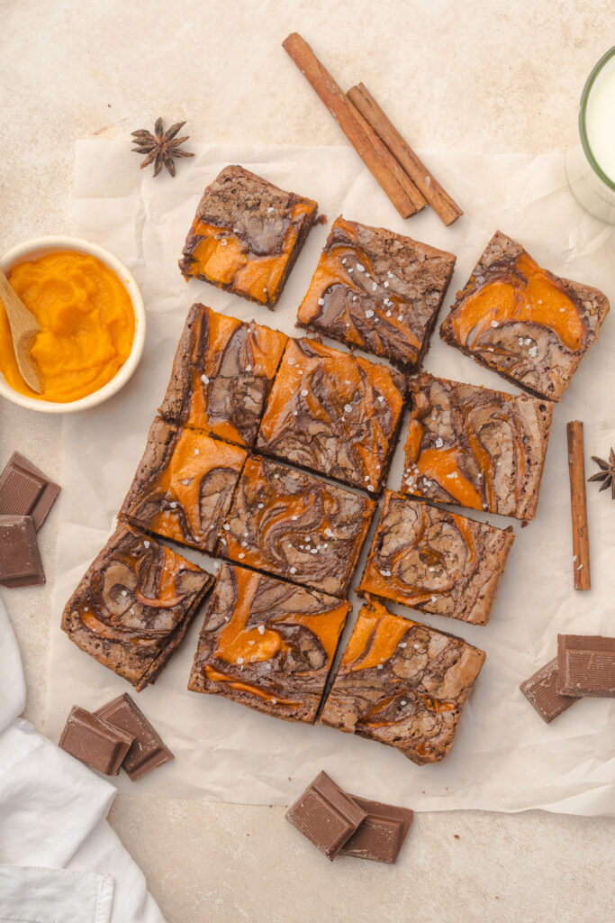 These pumpkin swirl brownies combine a rich, fudgy chocolate base with a creamy, spiced pumpkin cheesecake swirl for the ultimate fall dessert. Easy to make and irresistibly delicious, they’re perfect for sharing at gatherings or enjoying as a cozy autumn treat.