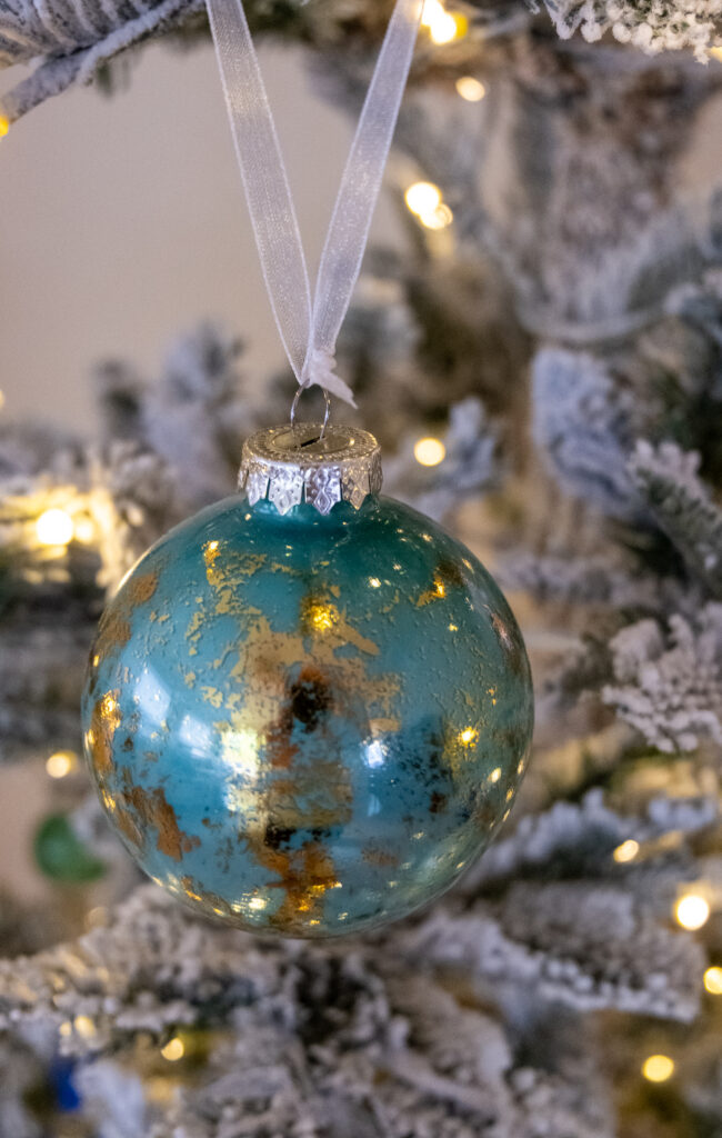 White & Blue Christmas Tree (Snowflake Theme)