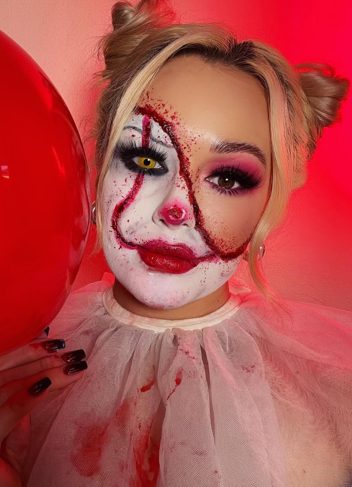 30 Halloween Clown Makeup Ideas for Women