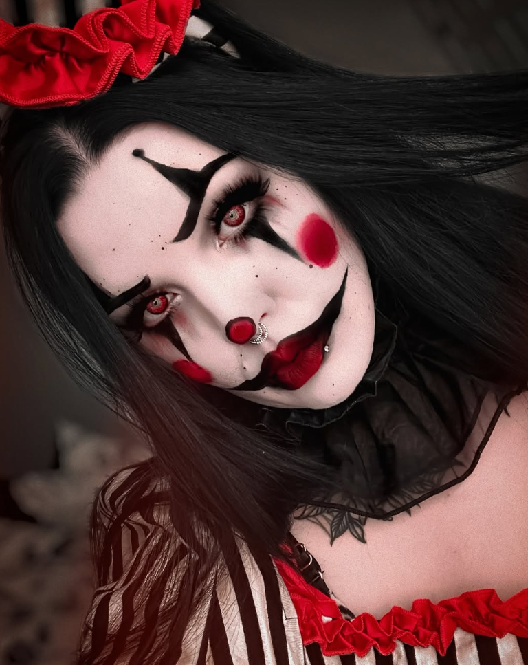 30 Halloween Clown Makeup Ideas for Women